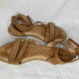 Born August leather sandal